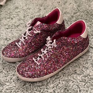 Kate Spade multi color Ace Glitter Sneaker size US 6.5